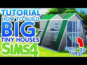 HOW TO BUILD BIG TINY HOUSES | Sims 4 TUTORIAL