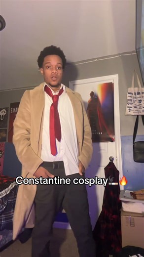 Constantine cosplay ‼️#dccomics #johnconstantine #blerd #contentcreator
