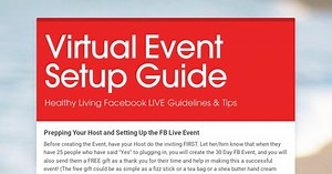 Virtual Event Setup Guide