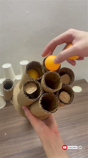 6-Barrel Gatling Gun Made From Cardboard 😱🔥 | DIY Paper Gun #diy #papergun #diycraft #papercraft