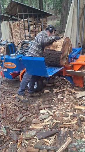 Eastonmade Wood Splitter. #firewood #logsplitter #machinery