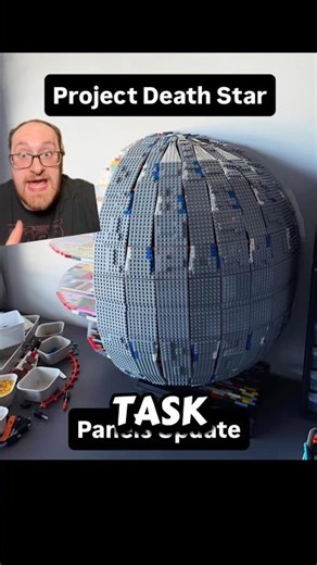 Adding Plates to the UCS Death Star #lego #legos #legostarwars #legosets #starwars #legotoys #toys