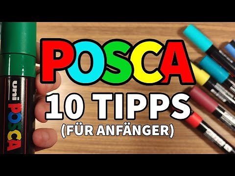 DIE 10 WICHTIGSTEN FAKTEN über die POSCA MARKER