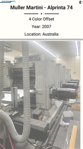 Used Muller Martini Alprinta 74 @Machinedalal