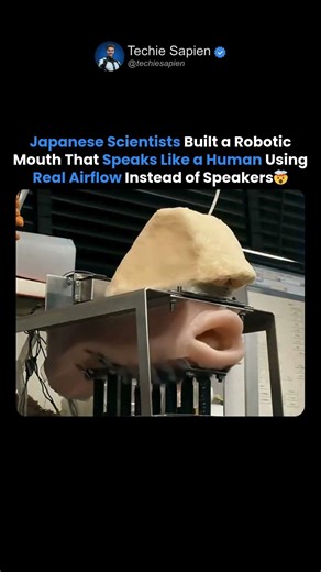 Japanese Scientists Built a Robotic Mouth That Speaks Like a Human 🤯