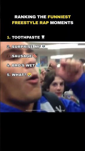 Ranking The Funniest Freestyle Rap Moments #funny