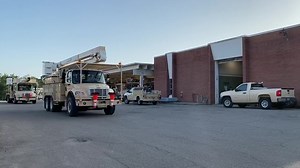 Our crews left for Beauregard Electric Cooperative, Inc. (BECi) in DeRidder, Louisiana, this morning to help restore power after #hurricanelaura. The co-op has all but 2,000 of their 44,000 members without power. The devastation is incredible. We pray for our crew’s safety and for the great people of Louisiana. #poweron | Singing River Electric