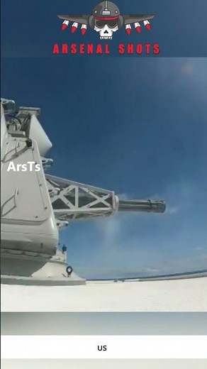 CIWS Goalkeeper 30MM Live firing Demo Vs Air Targets | #navy #navyseals #target #shorts