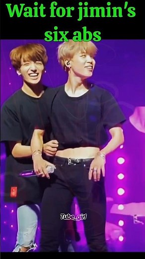 wait for jimin's six abs 😳 😍 👀 😆 #Bta #jimin #trending #army #btsfunny#jungkook #suga #jkjimina