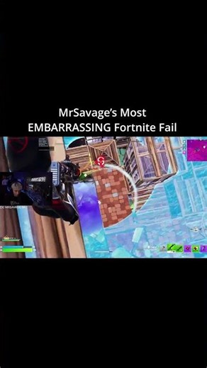 MrSavage’s Most EMBARRASSING Fortnite Fail 😂
