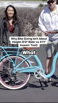 The true measure for bike comfort might surprise you! Check out this revealing fit test featuring a 5'0 rider, Sandy, trying out the excellent sixthreezero Simple Step Thru E Bike. While the bike’s incredibly low 13 step-over height makes mounting a breeze—a huge plus for easy access and senior riders—Sandy's 28.5-inch inseam reveals a critical sizing truth: *inseam beats height* when it comes to flat-footing stability! See exactly where the safe fit line is drawn for shorter riders on these pop