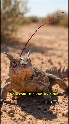 This creature is gushing blood from its head!