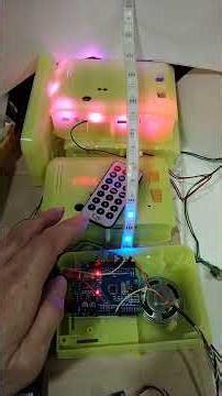 #GBOX #遙控器RC95實驗—按9 展示，省電、易更換電池。常用功能切換實驗 #arduino #微控制器 #diy 測試OK 後，容易加外殼整合