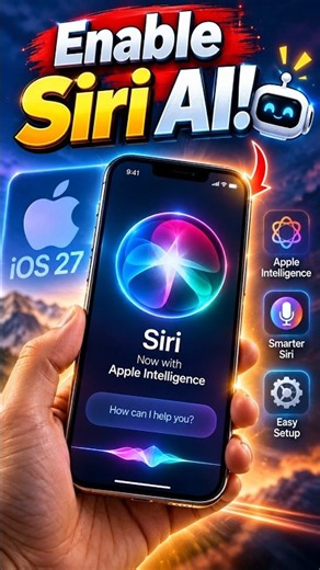 How To Enable Apple Intelligence & Siri AI On iPhone