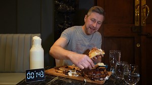 4.8K views · 56 reactions | FULL VIDEO!! UNDEFEATED PANCAKE CHALLENGE!! WHAT!?...MORE PANCAKES!! Well they are one of my favourite foods!! And this one was no exception as it also had a GIGANTIC milkshake (pretty much half cream and half milkshake actually! ) But only 30 minutes to take this beast of a challenge down! Wait to see if I could be the first to complete it! #fypシ #pancakes #fypchallenge #pancakesarelife #pancakestack #foodchallenge | Max vs Food | Facebook