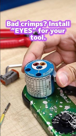 The turret positioner trick that saves you from bad crimps. Learn it!#crimping #diy #electrician