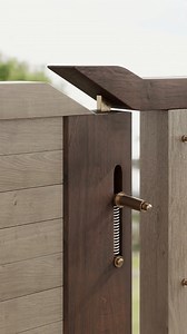 80K views · 53 reactions | Smooth Motion Gate: Spring Closer Mechanism#GateHardware #SpringCloser #SoftClose #WoodGate #GateDesign #BrassHardware #ModernGate #OutdoorLiving #DIYGate #HomeImprovement | Footballups | Facebook