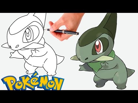 Cómo dibujar AXEW POKEMON #610 | Generación 5