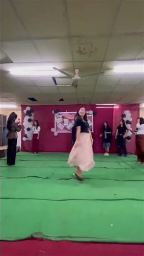 Ramp walk by class 12 girls