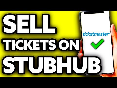 How To Sell Ticketmaster Tickets on Stubhub (Very EASY!)