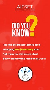 Intrigued by the world of Forensic Science? 🕵️‍♂️ Whether you're just starting your journey or seeking to enhance your skills, we've got the roadmap for you. Here are some Top #Universities in India for Forensic Science accepting #AIFSET Score🔬 Vivekananda Global University, Jaipur | RR Institutions, Bangalore | Rayat-Bahra University Mohali, Chandigarh Geeta University Panipat, Haryana | Assam Down Town University, Assam | Sri Sri University, Odisha GRD group of colleges, Ropar, Punjab | Guru