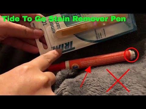 ✅ How To Use Tide To Go Stain Remover Pen Review