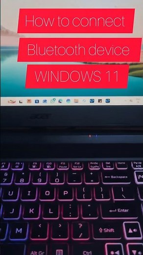 Laptop me bluetooth Device kaise connect kre🤔 | How to Add Bluetooth Device windows 11#shorts#tips