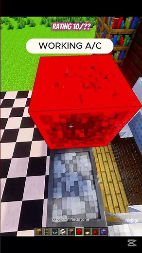 How to Build a Working Air Conditioner in Minecraft! ❄️💨
