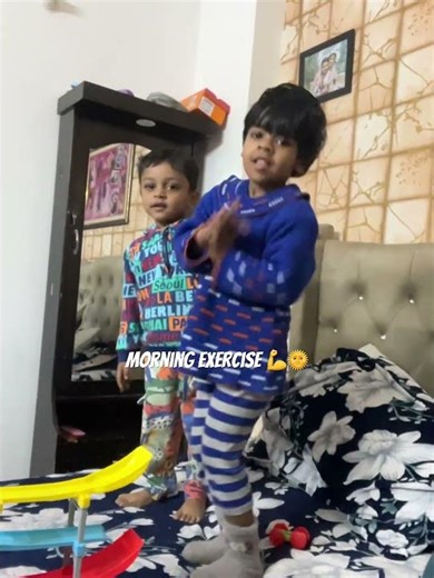 Siblings Fitness Time 💪❤️ | Ayansh & Cherry