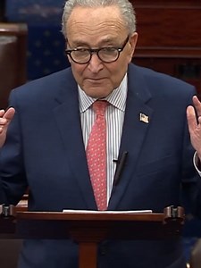 Senate Minority Leader Chuck Schumer (D-NY) on Wednesday slammed President Trump for canceling his signing of a major bipartisan housing bill as he waits for progress on an unrelated elections bill, the SAVE America Act.