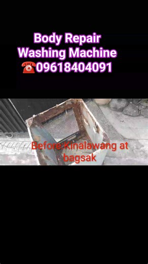 Home Service Inayos po namin dahil *Kinalawang at bagsak na ang body *Body Repair Washing Machine *Sandwich Body Repair Washing Machine *Inside&Outside Body Repair Washing Machine After Maayos *Nagamit na, nag-wash at nag-spin Panasonic 7kg Automatic Washing Machine Nagpapasalamat po sa aming Customer Support Mercy Valbarez at nagpapasalamat din sa aming mabuting Customer❤️❤️❤️❤️❤️🎖🎖🎖🎖🎖 ✅Gumagawa/Clean Inspect Repair ng washing machine, automatic at manual. ✅Deep cleaning ng washing machine