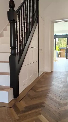 Space Tidy® Under Stair Storage System Installation