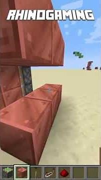 How To Build A 1X2 Flush Piston Door In Minecraft Java Edition! #shorts