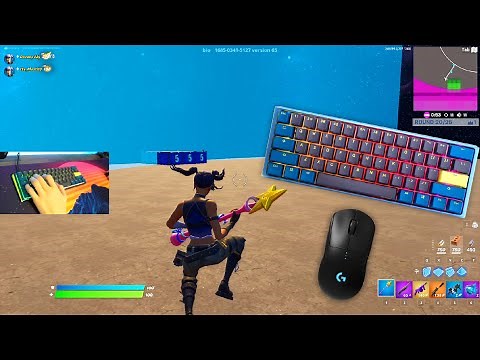 Ducky One 3 Mini Keyboard Sounds 😴 ASMR 😍 Smooth Fortnite Bio's ZoneWars Gameplay 240FPS
