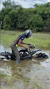 2WD vs Deep Mud! Watch What Happens When We Turn On the Front Drive 🔥 #diybike #offroad