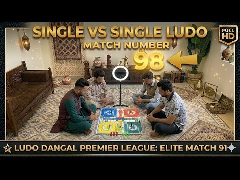 Match no 98, single vs single Ludo full match