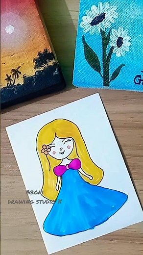 Super easy cute Princess drawing tutorial #shorts #drawing #princess