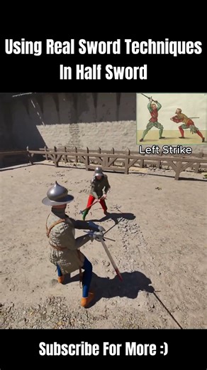 Using Real Sword Tecnhiques: Fool' Guard and Tail Guard #halfsword