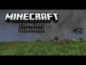 ANOTHER HUGE TORNADO! - Minecraft Tornado Survival #21 (Localized Weather Mod)