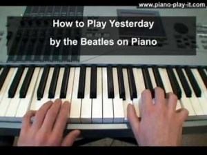 Yesterday Beatles Piano Tutorial