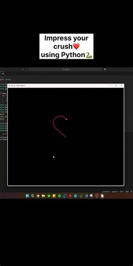 Impress Your Crush❤️ Using Python🐍 #python #coding