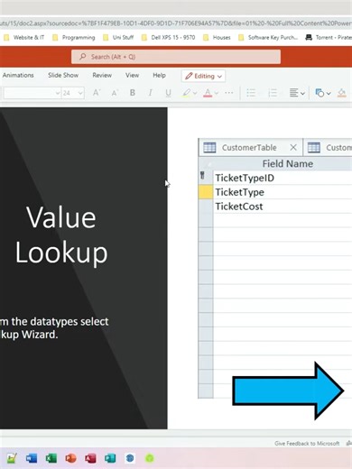 BTEC Level 3 IT - Unit 2 Databases - VALUE LOOKUP - Part 14 - BTEC Level 3 IT Unit 2 Exam Help Exam Revision RonsTechHub – Learning & Support Website: www.ronstechhub.com YouTube: https://www.youtube.com/@RonsTechHub Connect with RonsTechHub Facebook: https://www.facebook.com/profile.php?id=61576662242576 Instagram: https://www.instagram.com/ronstechhub/ TikTok: https://www.tiktok.com/@ronstechhub Snapchat: https://www.snapchat.com/add/ronstechhub LinkedIn: https://www.linkedin.com/company/ronst