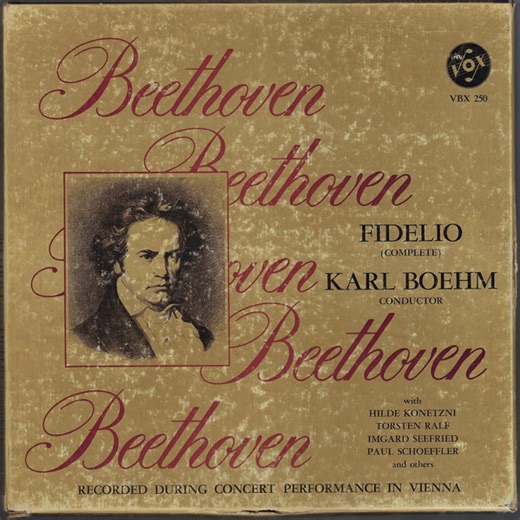 Beethoven / Karl Boehm With Hilde Konetzni, Torsten Ralf, Imgard Seefried, Paul Schoeffler - Fidelio (Complete)