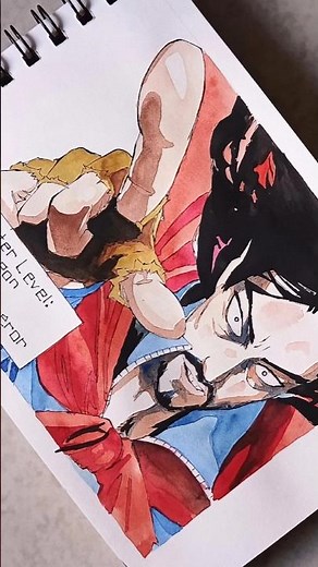 Homeless Emperor drawing from one punch man #onepunchman #art #shorts