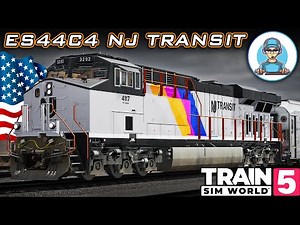 Satisfying ES44C4 NJ Transit Passenger (Custom Livery) ‪@TrainSimWorld‬​