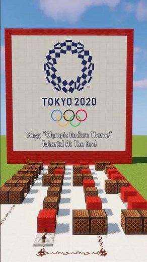 "Olympic Fanfare Theme" - John Williams Minecraft Note Blocks Tutorial