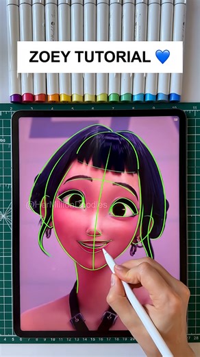 How to Draw Zoey Tutorial! Step-by-step | Her Million Doodles