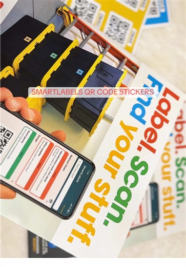 These smart labels are a must have! Organizing just got easier. No more chaos, just label, scan, and find what you’re looking for in seconds.