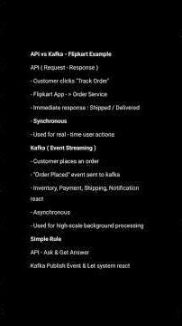 Difference between API and Kafka