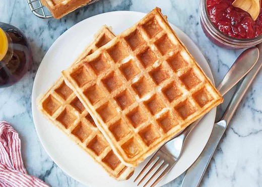 My Light and Crispy Easy Buttermilk Waffles Don't Need a Special Technique—Just Mix and Griddle!